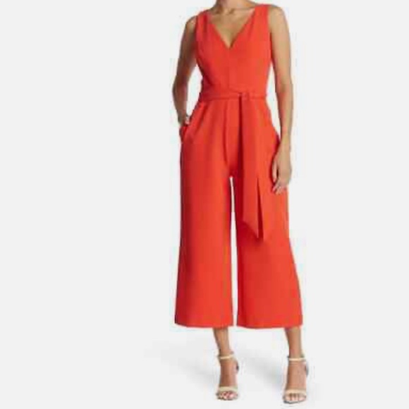 NWT SAM EDELMAN jumpsuit - beautiful coral!!! - Picture 6 of 11